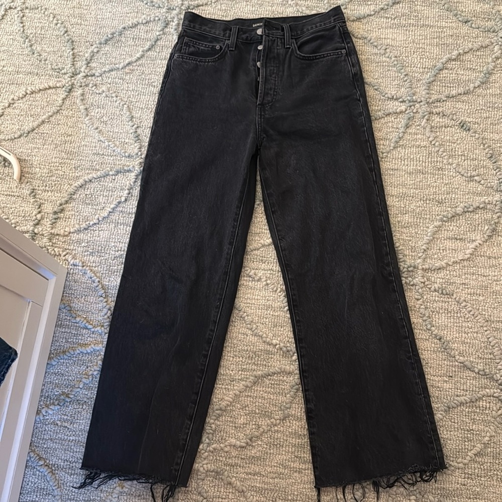Farrah high-rise black jeans Aritzia